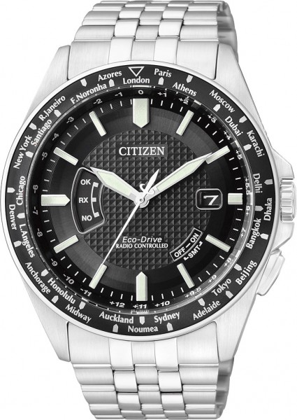 Citizen  Eco-Drive Herren Funkuhr Modell Nr. CB0021-57E  Citizen ist Marktführer bei hochwertigen Uhren.  Die Uhren sind exclusiv und einzigartig. Modisch-sportlich zeigt sich diese Citizen Herrenuhr (Durchmesser 44 mm, Höhe 11 mm) aus der Promaster-Serie