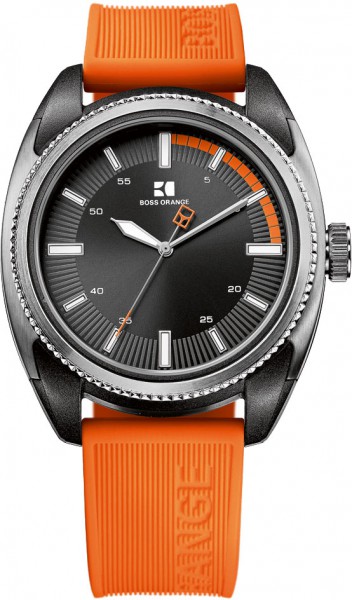 Die modische Herren-Armbanduhr von BOSS Orange 1512821 in FREESTYLE.