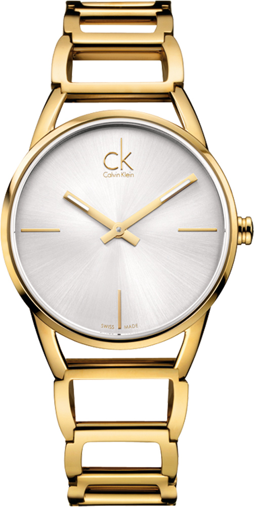 Calvin Klein ck K3G23526 Stately goldenfarbene Damenuhr - Uhren