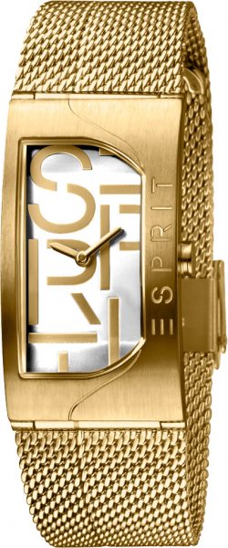 ESPRIT Damenuhr ES1L046M0035 Houston Bold Mesh Armband Gold IP