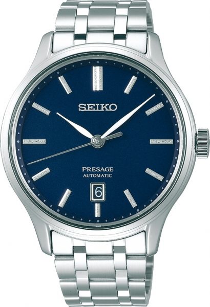 Seiko SRPD41J1 Presage Automatik Uhr blaues Zifferblatt Cocktail Time Herrenuhr Edelstahl
