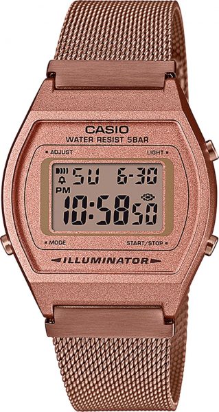 Casio Classic B640WMR-5AEF Damenuhr Chronograph pink/rose
