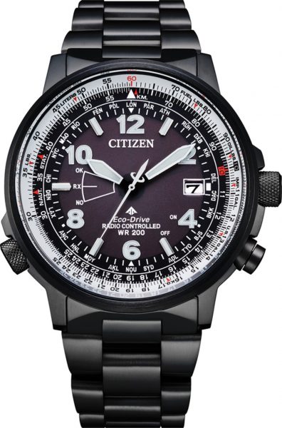 Citizen Uhr CB0245-84E ECO-Drive Herrenuhr Schwarz