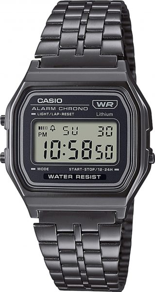 Casio Vintage Uhr A158WETB-1AEF Quartz graufarbene Unisex Uhr