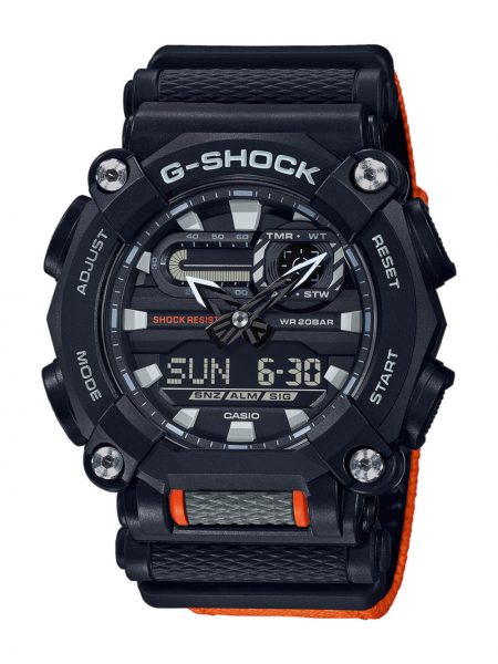 Casio G-Shock Schwarz/Orange GA-900C-1A4ER Unisex Uhr