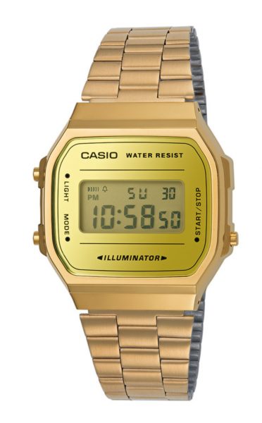 Casio Vintage Gold A168WEGM-9EF Digital Unisex Uhr