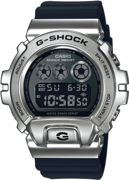 Casio GM-6900-1ER G-Shock Classic Digital Herrenuhr Silber/Schwarz