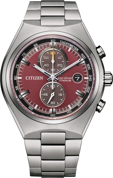 Citizen Uhr CA7090-87X Herrenuhr Chronograp Titan Rot