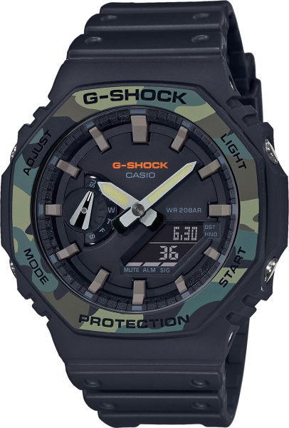 G-Shock Uhr GA-2100SU-1AER Herrenuhr schwarz