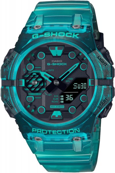 G-Shock Uhr GA-B001G-2AER Herrenuhr schwarz/blau