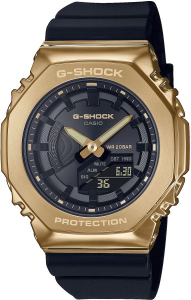 G-Shock GM-S2100GB-1AER Damenuhr schwarz gold