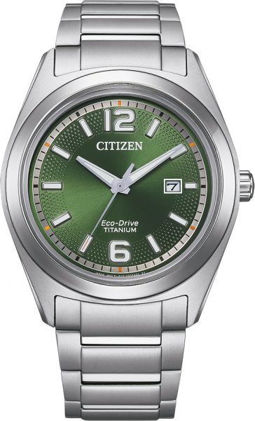 Citizen AW1641-81X Herrenuhr Super Titanium ECO-Drive grün