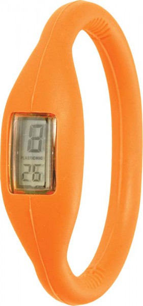 Plastichic Quarzwerk, Silikonarmband in orange, 3 ATM, Digitalanzeige, Umfang 16cm. Eine sehr schöne Uhr zum Hammerpreis vom größten Uhrenhändler Deutschlands. ABRAMOWICZ – die Nr. 1 für Schmuck und Uhren.