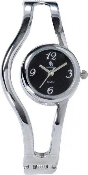 Spangenuhr, eine wunderschöne klassische Quarzwerk Uhr mit schwarzem Ziffernblatt und mit einem Kratzunempfindlichem Mineralglas, desweiteren ist die Uhr mit einem Metallgehäuse und einem Metallband ausgestattet. Durchmesser 20 mm, Höhe  6 mm, Water Resis
